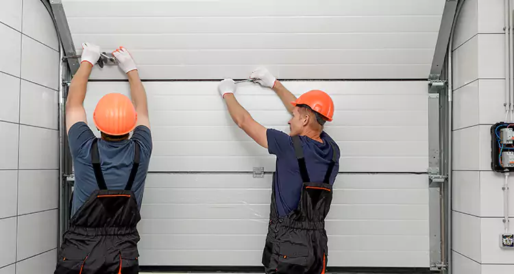 Garage Door Bottom Panel Repair in Boca Raton, FL