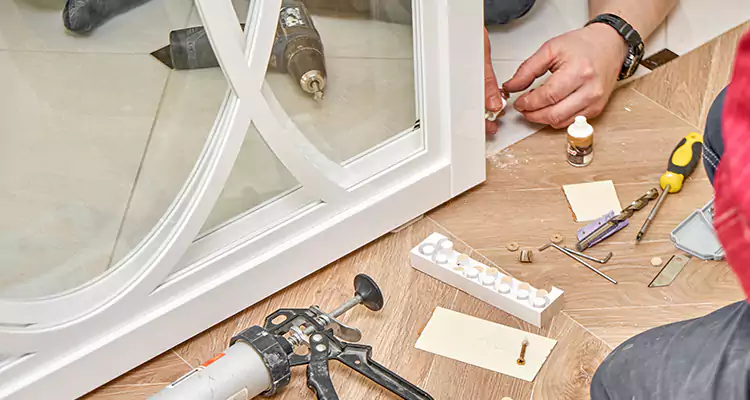 Interior Patio Door Casing Repair in Boca Raton, FL