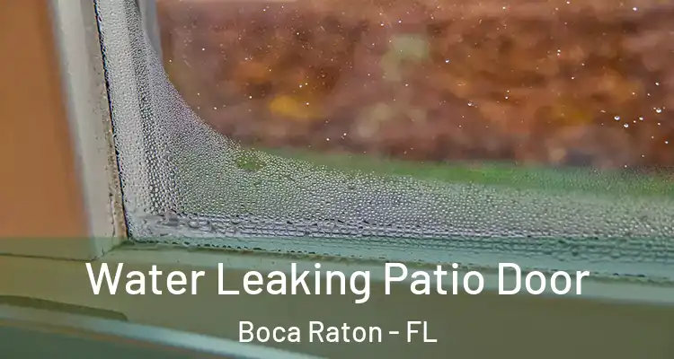  Water Leaking Patio Door Boca Raton - FL